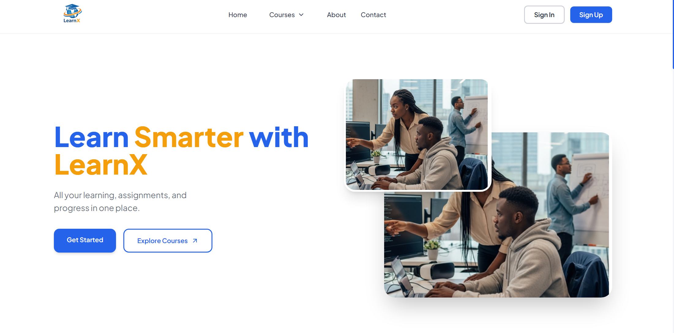 LearnX screenshot